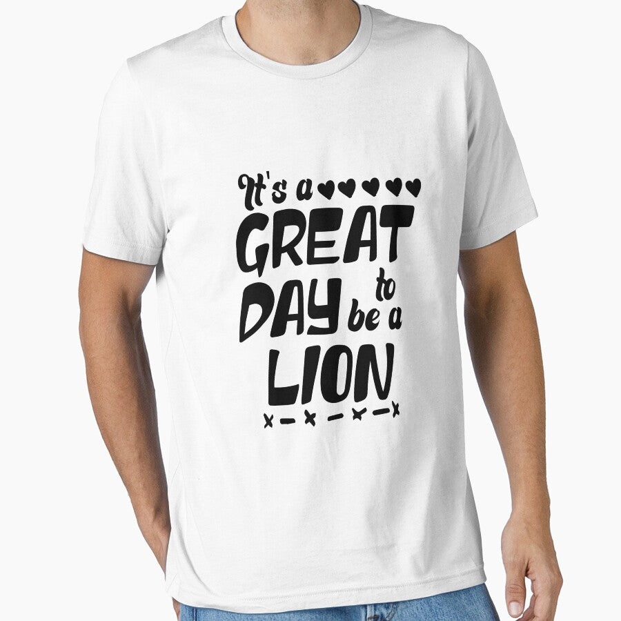 School Spirit It's a Great Day to Be A Lion Teacher Team Mom Dad Fall School Football game Baseball game by beawesome105