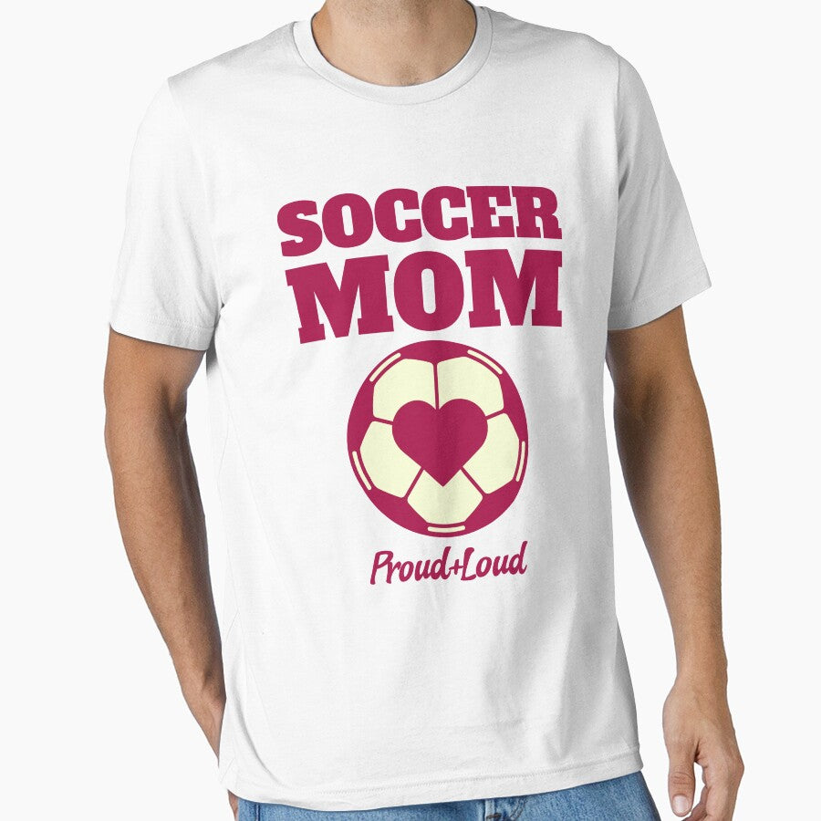 Soccer Mom Proud Loud Funny Soccer Mom Gift For Sports Mom by DesignbyAACreations