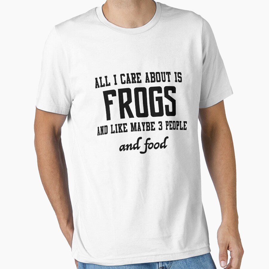 All I care about is Frogs and like maybe 3 people and food by loveislovestore