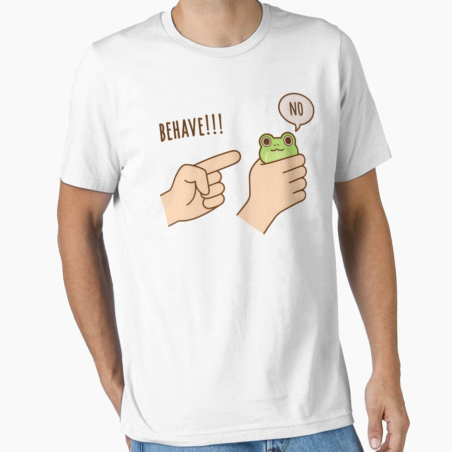 Dishonest Frog Funny Frog Meme Behave No Cartoon by gear-posters