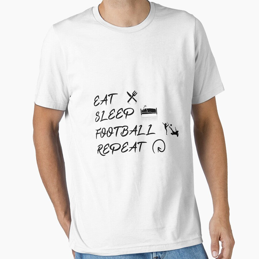 Eat Sleep Football Classic T-Shirt by AmjadDesigns