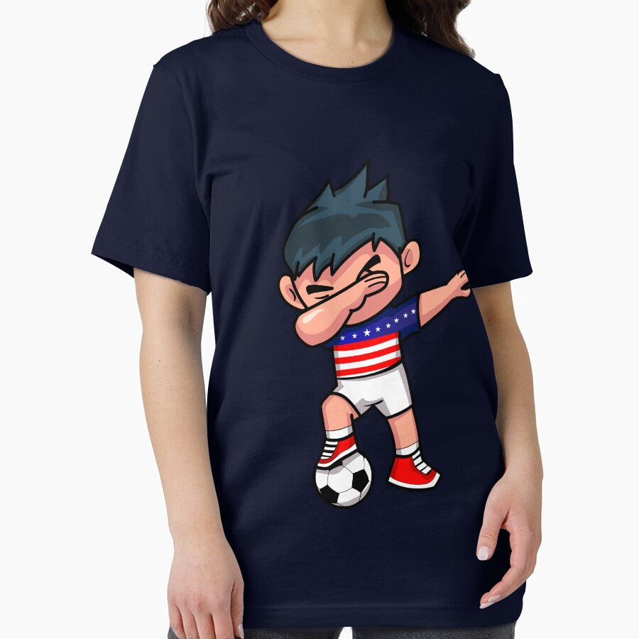 Soccer Boy Dabbing USA by melsens