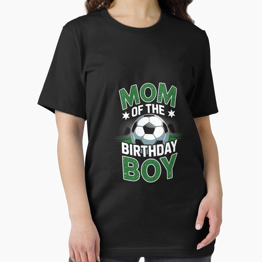 Mom Of The Birthday Boy Soccer Family Birthday Party Mama by MicanCuteStore