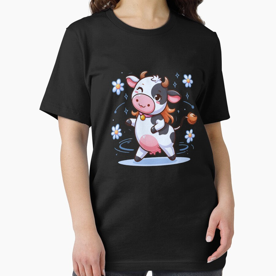 Dairy Delight: The Whimsical Waltz of the Dancing Cow by JAMESAMORN