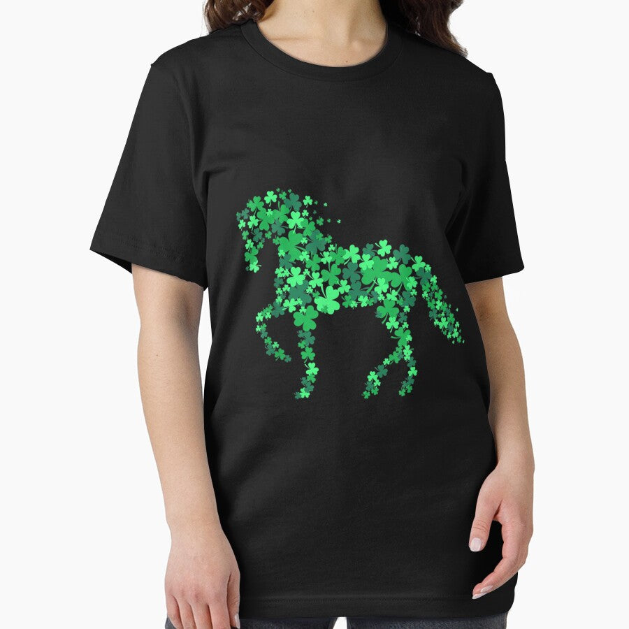 Horse Shamrock Horseback Riding Equestrian by HarrietAmber