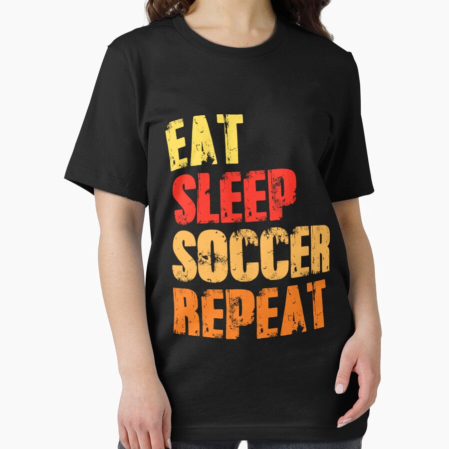 Eat Sleep Soccer Repeat T-Shirt Classic, funny shirt by HsCbt