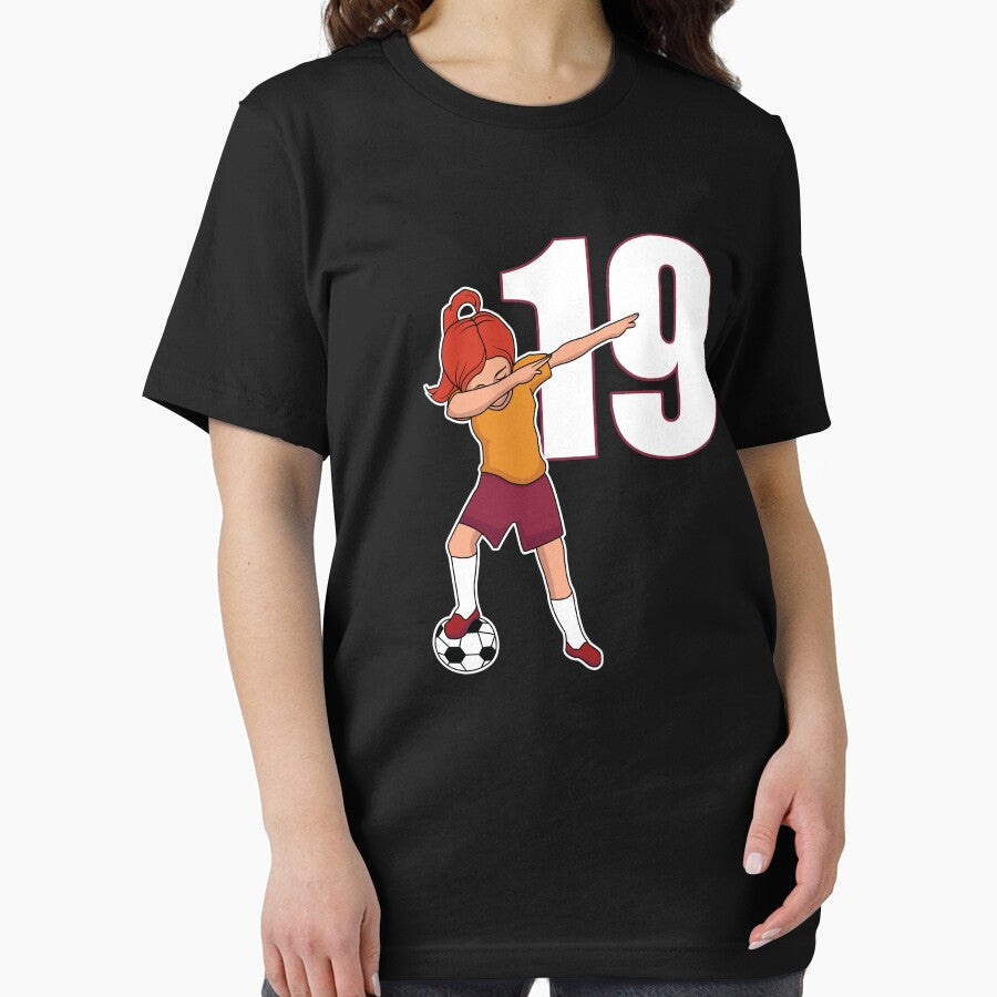 Awesome Soccer Player Number 19 Soccer Athlete Athletic Sports Team by VollLaser