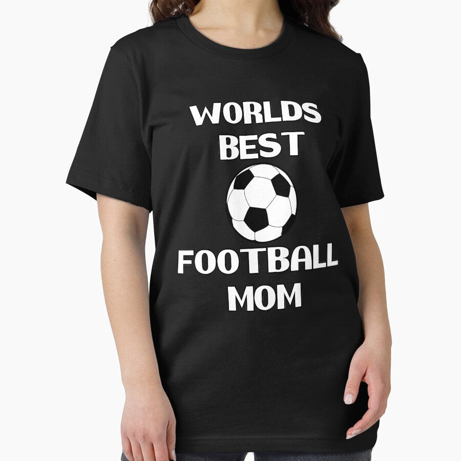 Worlds Best Soccer Football Mom Best Loving Mother Quote Graphic Text by DoctorParanoid