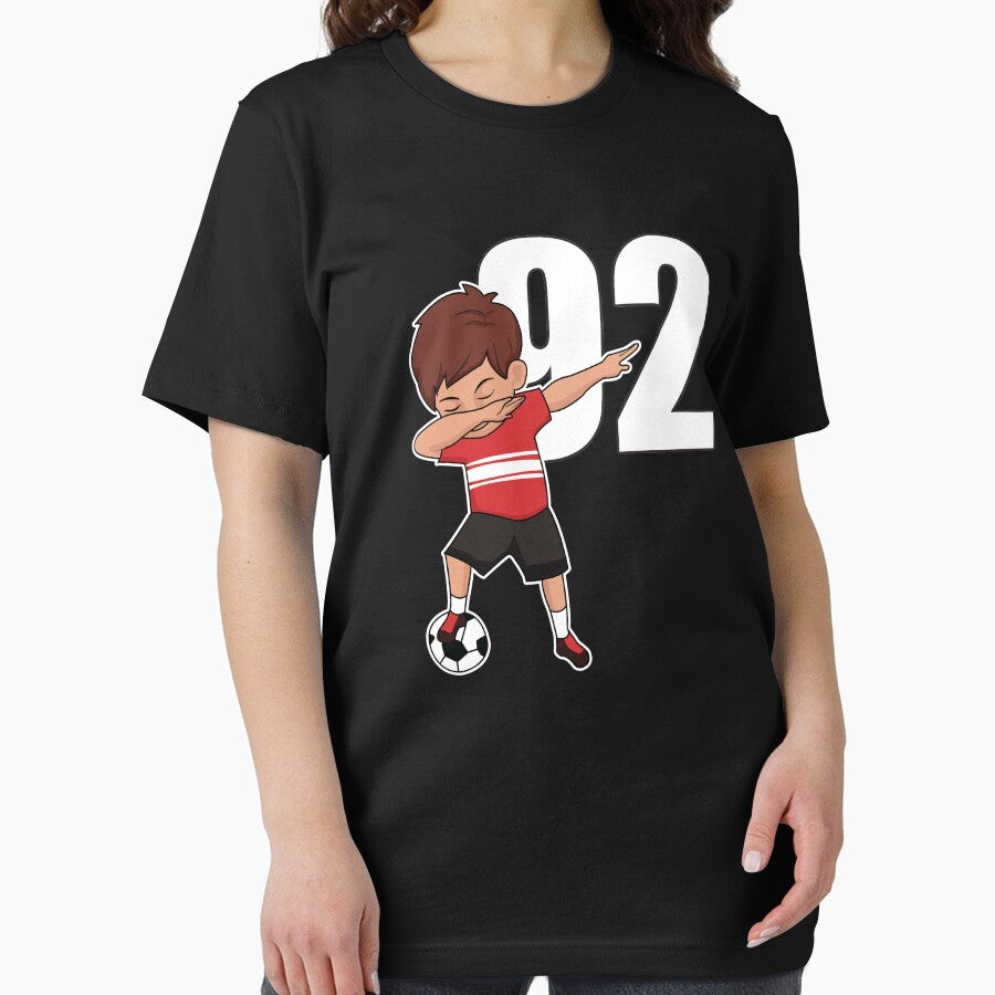 Awesome Soccer Player Number 92 Soccer Athlete Athletic Sports Team by VollLaser