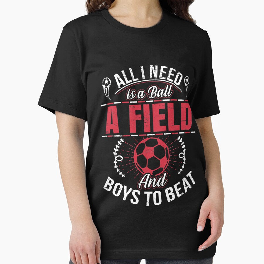 Soccer Girl Essential T-Shirt by ximenagene