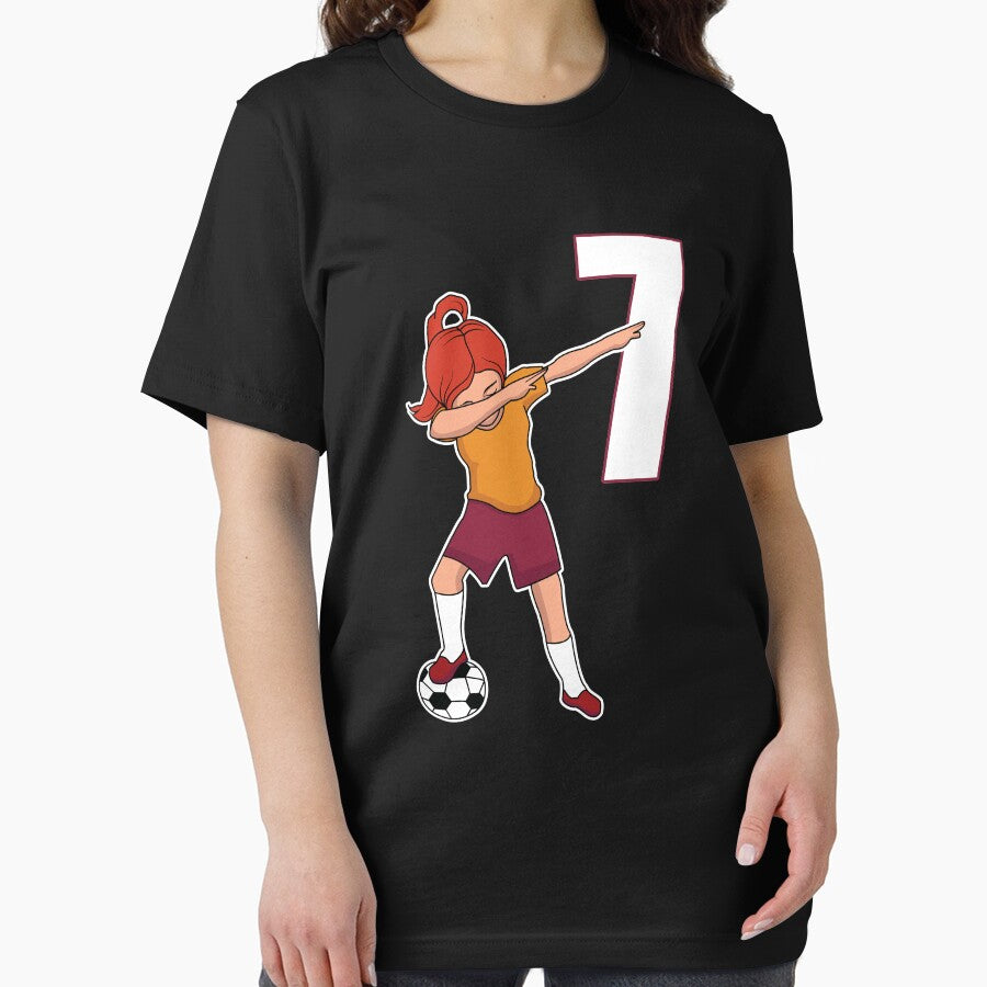 Awesome Soccer Player Number 7 Soccer Athlete Athletic Sports Team by VollLaser