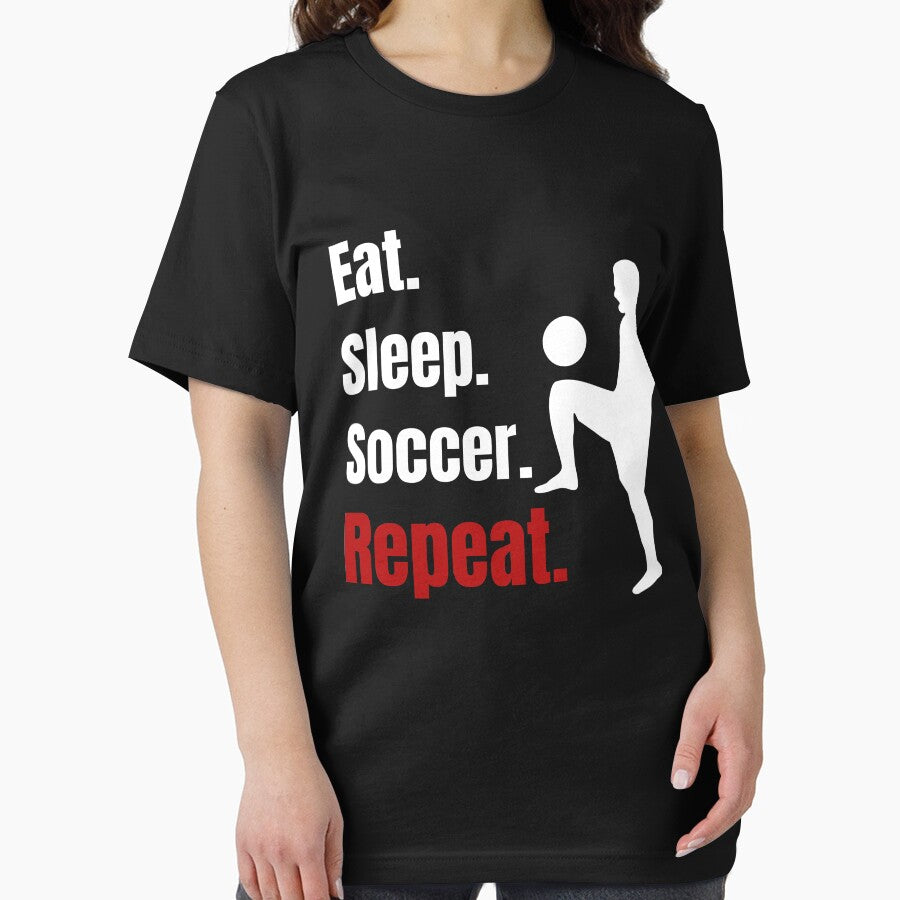 Eat Sleep Soccer Repeat - Funny Soccer Player Gifts by Superhero Gear
