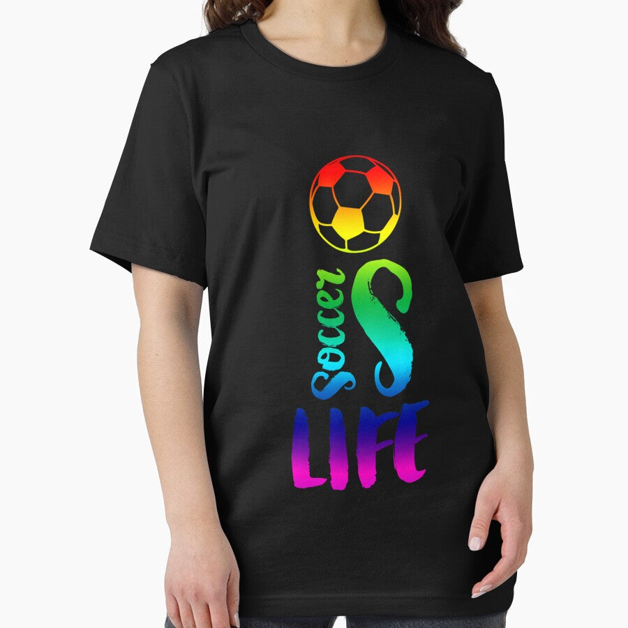 Soccer Is Life Color Essential T-Shirt by pkelseysi