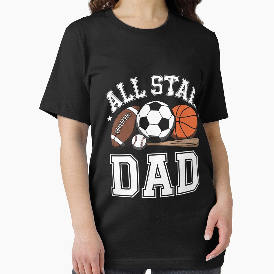 All Star DAD Of The Birthday Boy Basketball Soccer Sport by ControlCenter