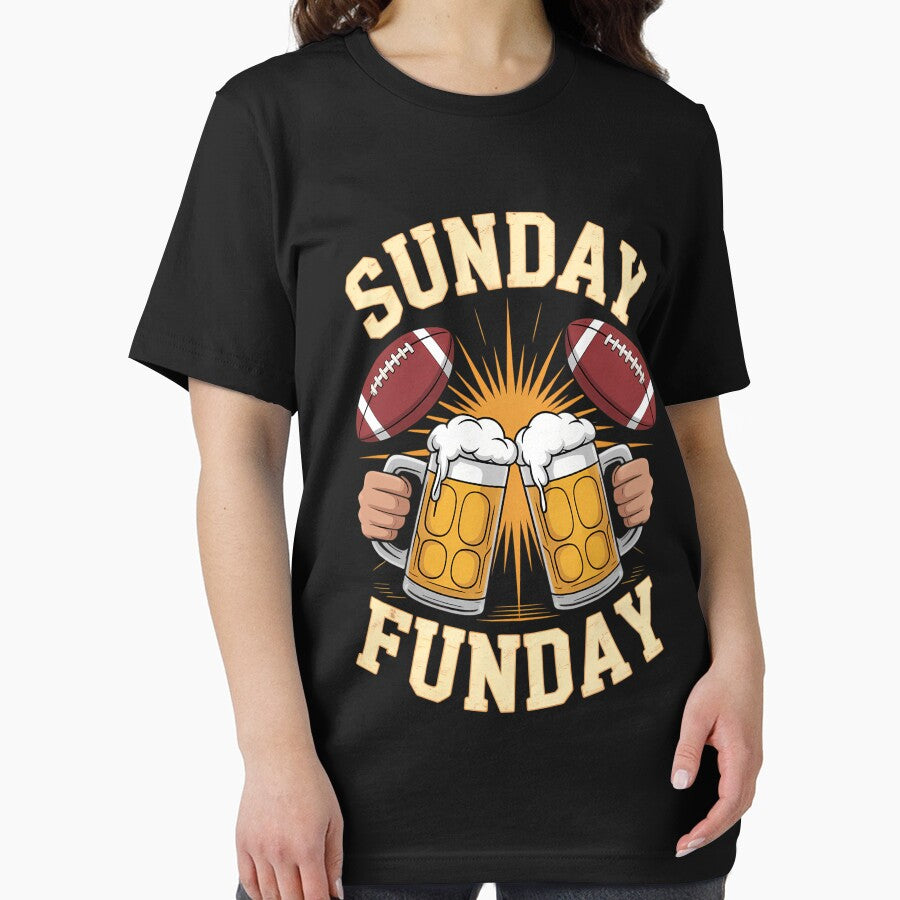 Sunday Funday Funny Football Sport Lovers Football Beer by Zephyr6Dragon