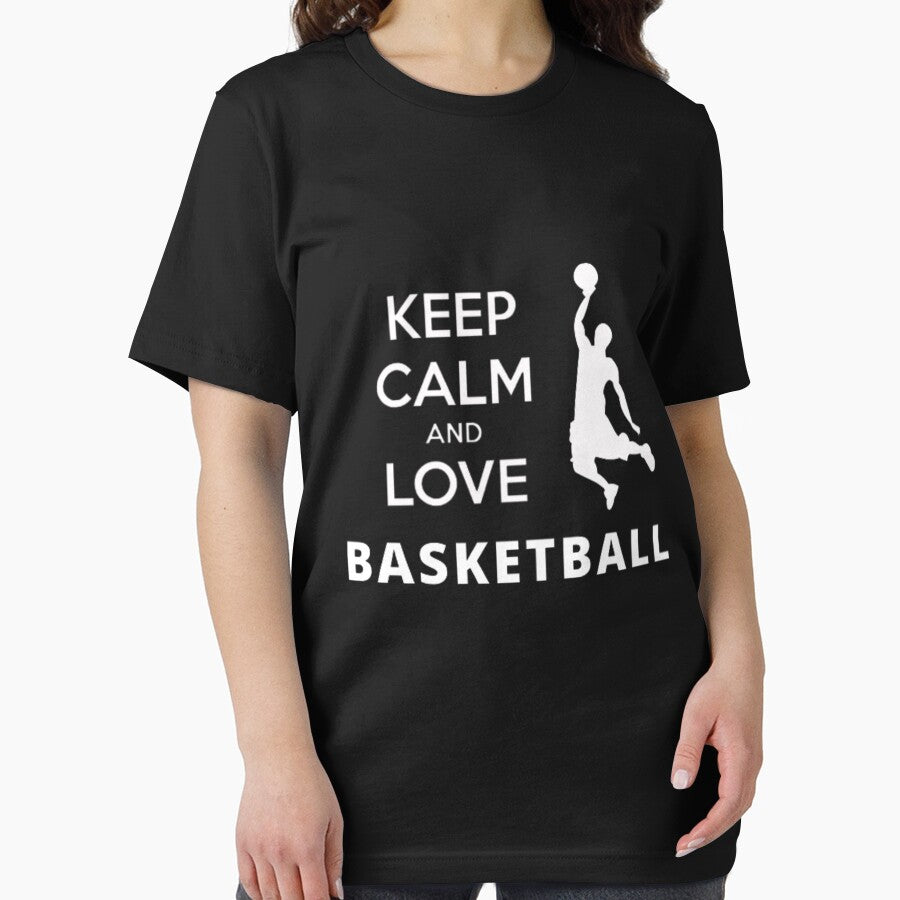 Keep calm and love basketball for basketball lovers gifts by BestDesign87