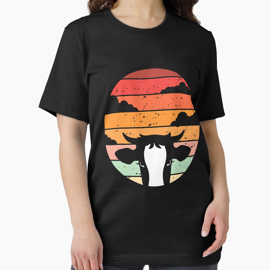 Retro Cow Cute Silhouette Cow by douglasgary019