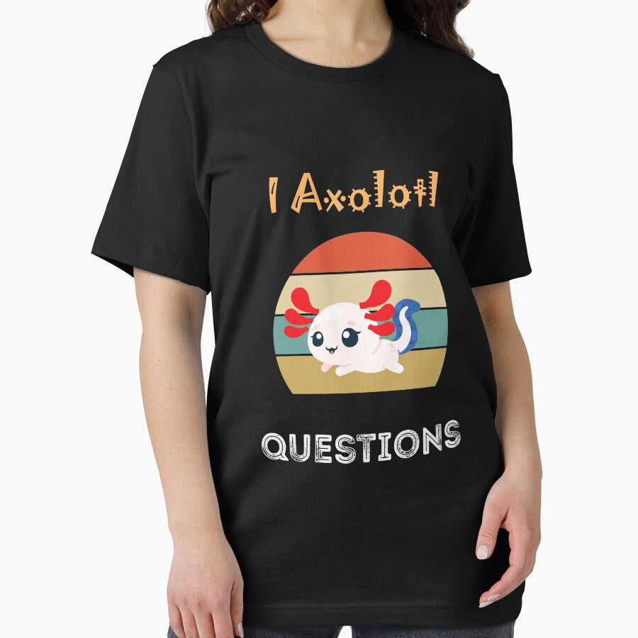 I Axolotl Questions gift Kids Blue Salamander Plush Axolotl Gift by LeGasol