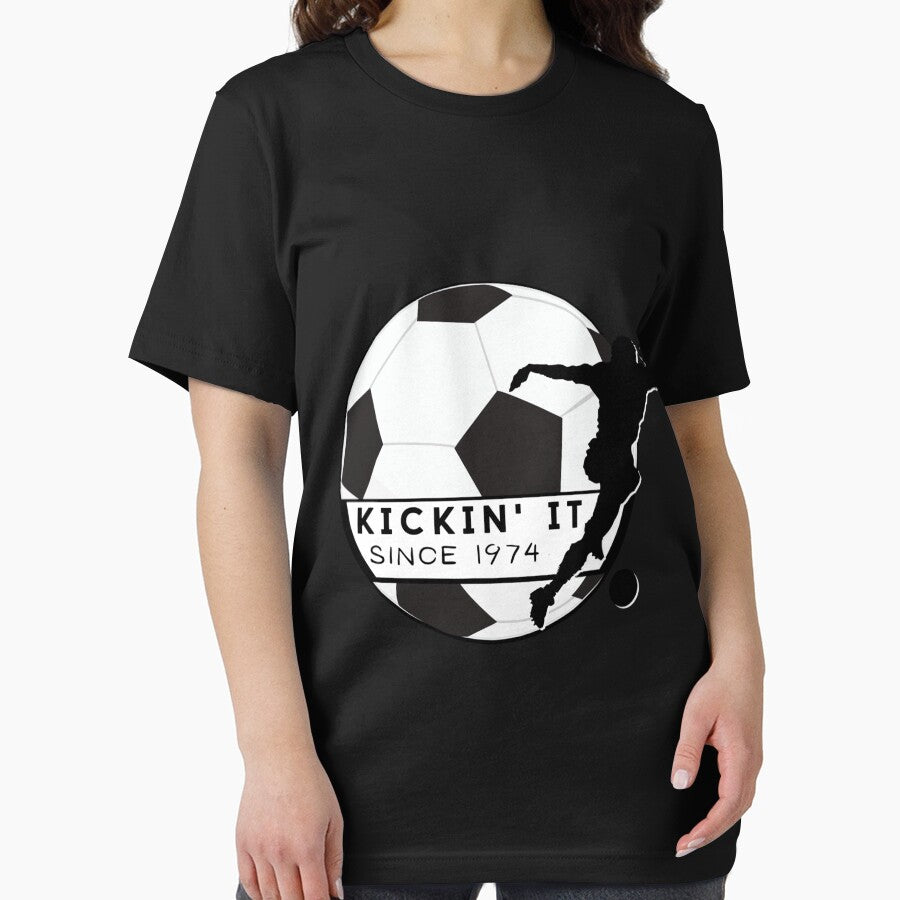Kicking A Soccer Ball Since 1974 - I Love Soccer- Born To Play Sticker by nylaphilli
