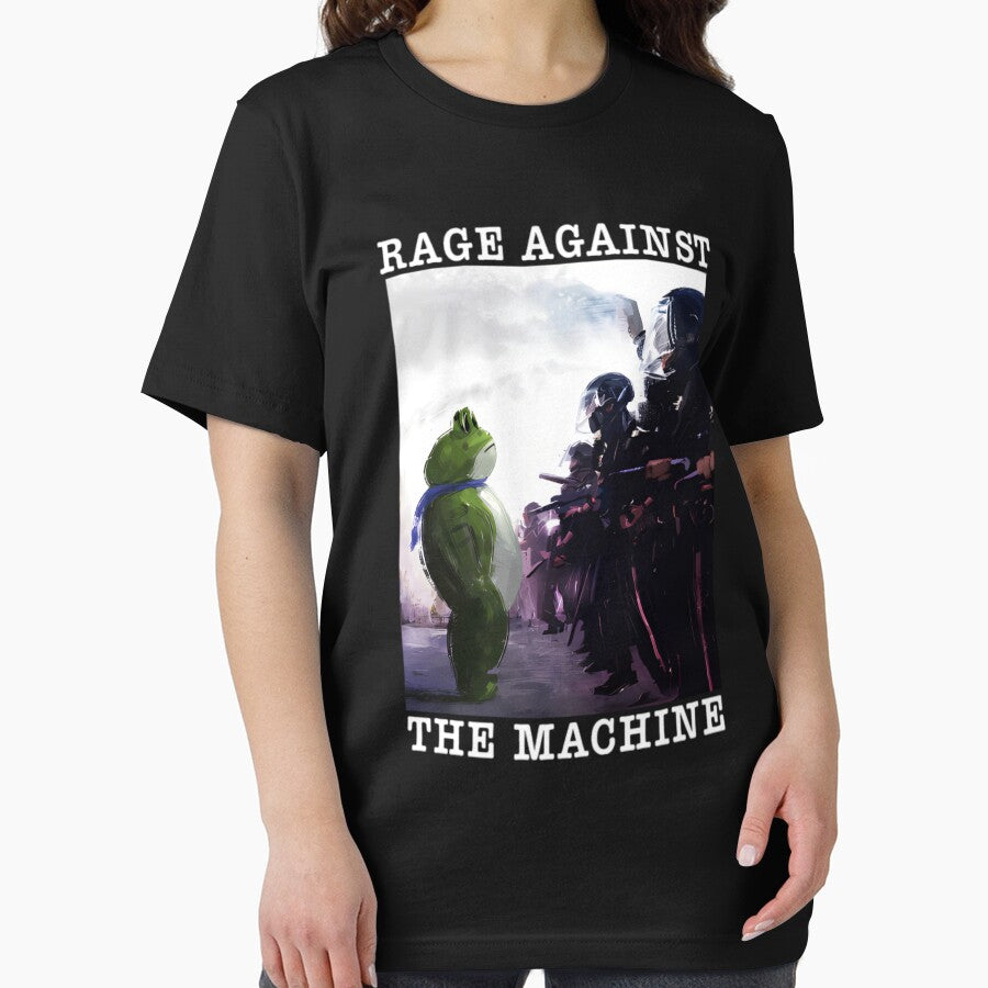 Rage Against The Machine Portland Frog Protest, No Kings In America, No Kings by Haupalette