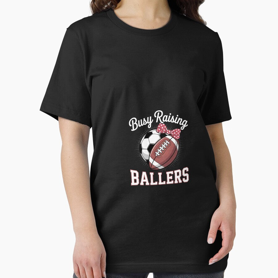 Busy Raising Ballers Football Soccer Mom by PowAcademy