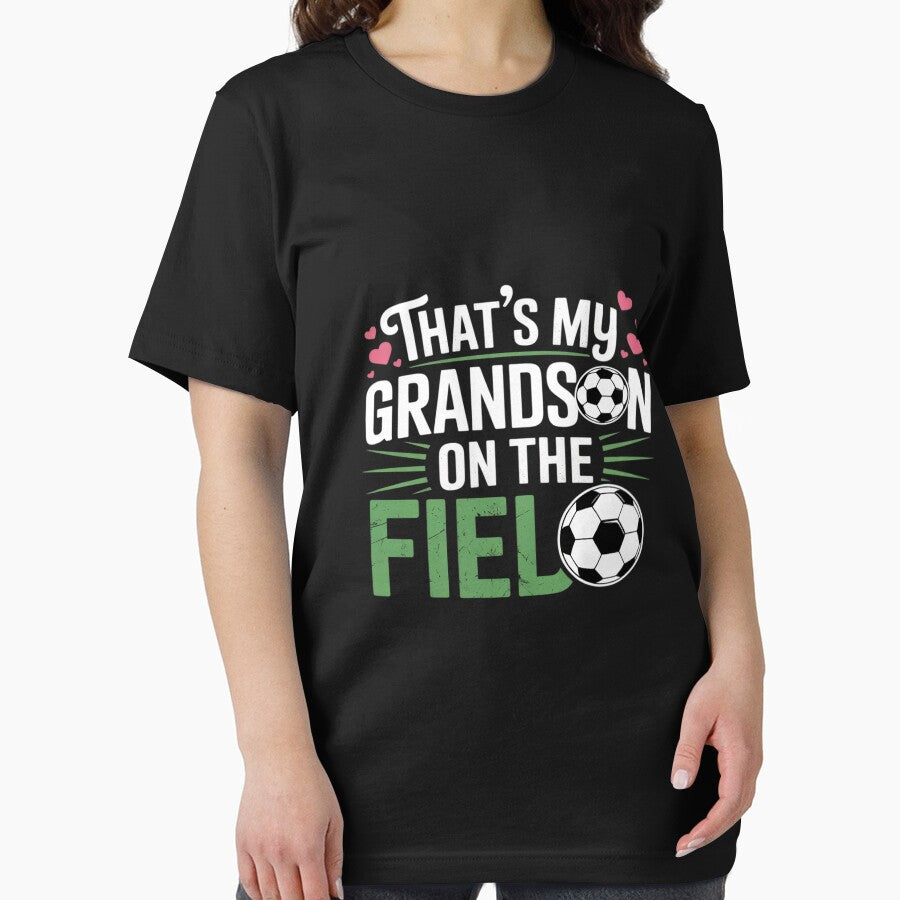 That's My Grandson on the Field Proud Soccer Grandma Mothers by BlackStars3Neon
