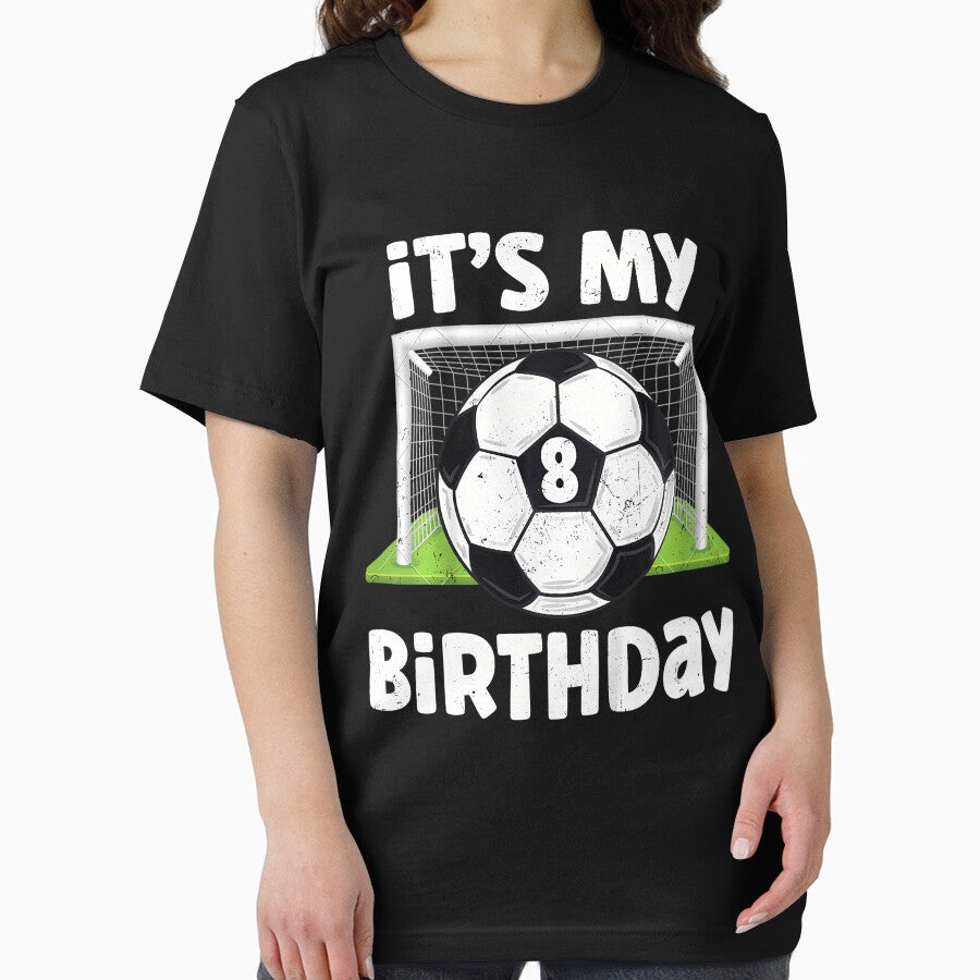 Kids 8 Years Old Soccer 8Th Birthday Player Kids B-Day Party by TysonLangosh