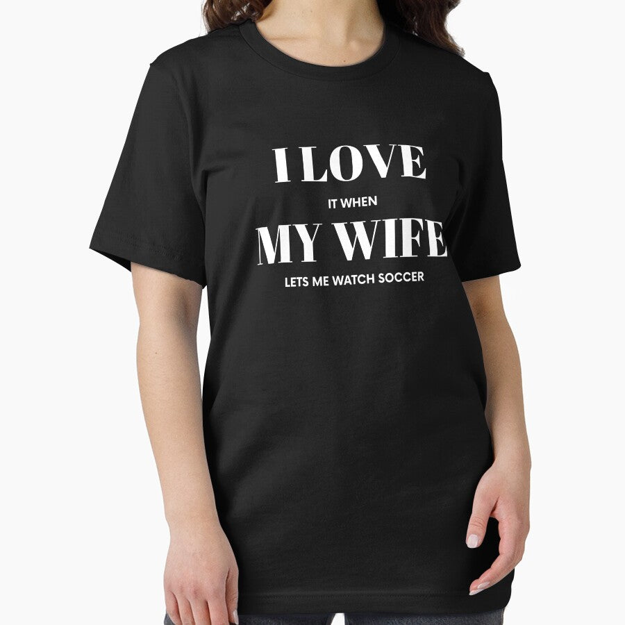 I Love My Wife - Soccer Edition by CatArtStore