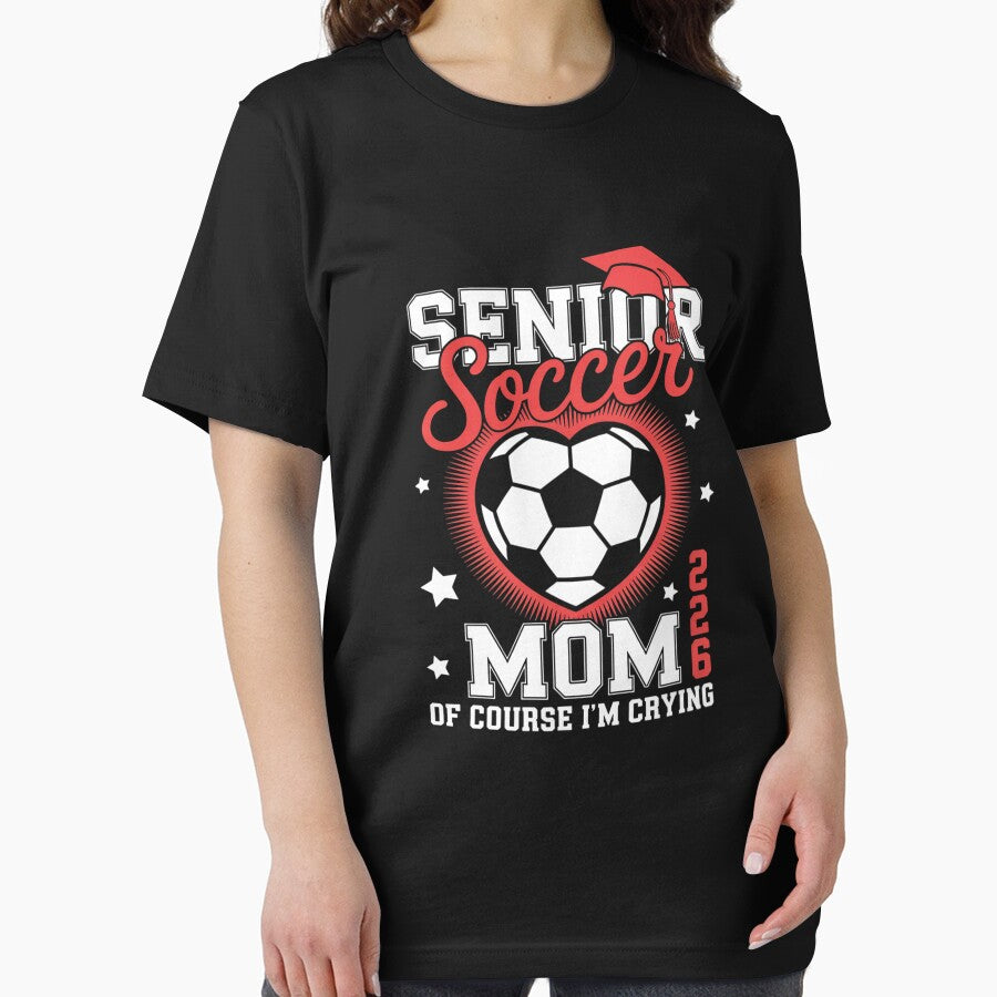Proud Soccer Senior Mom 2026 Soccer Senior Mother by lilLilaBatArt