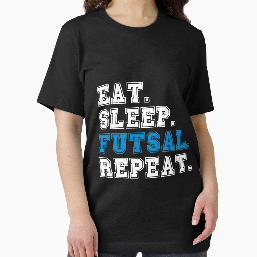 Eat Sleep Futsal Repeat Soccer Vintage by ollalla