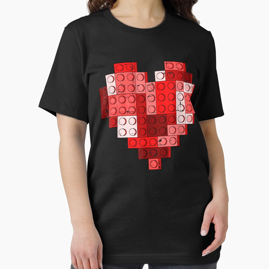 Valentines Day Heart Building Blocks Bricks Boys Kid Toddler by MatherFisher