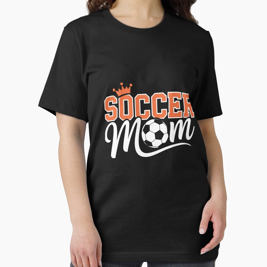 Soccer Mom Burnt Orange & White Fun Novelty by Belkisallen