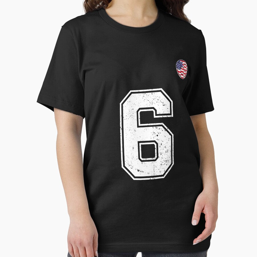 Soccer player Jersey number 6 Usa Fans by RoyesButler