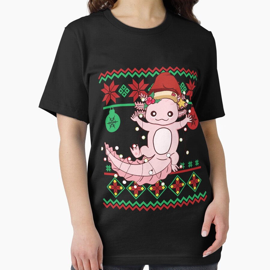 Xmas Axolotl Christmas Sweater by PrinChic!