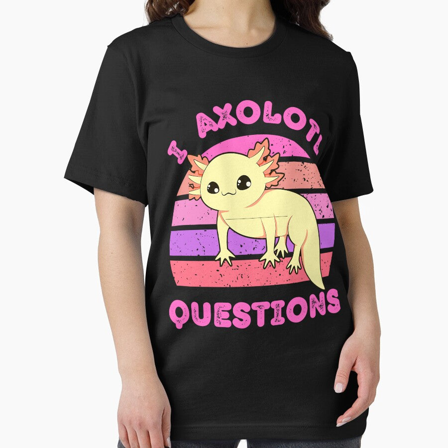 I Axolotl Quetions vintage sunset by dylan150488