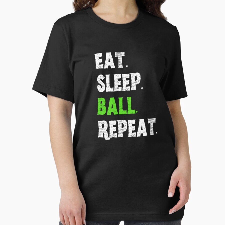 Vintage Eat Sleep Ball Repeat Typography by X-Trends