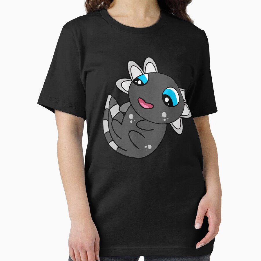 Cute Baby Black Axolotl by eternallygifted