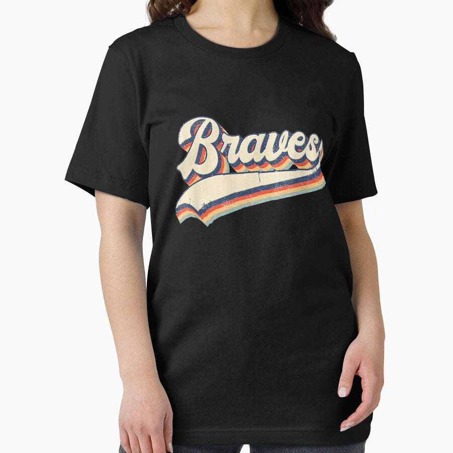 Braves Sports Name Vintage Retro Gift Men Women Girl Boy by Craig Hall