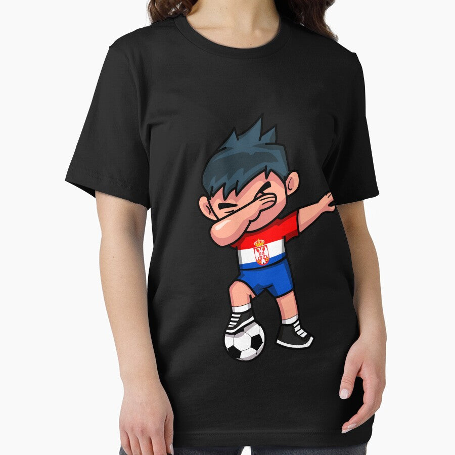 Soccer Boy Dabbing Serbia by melsens
