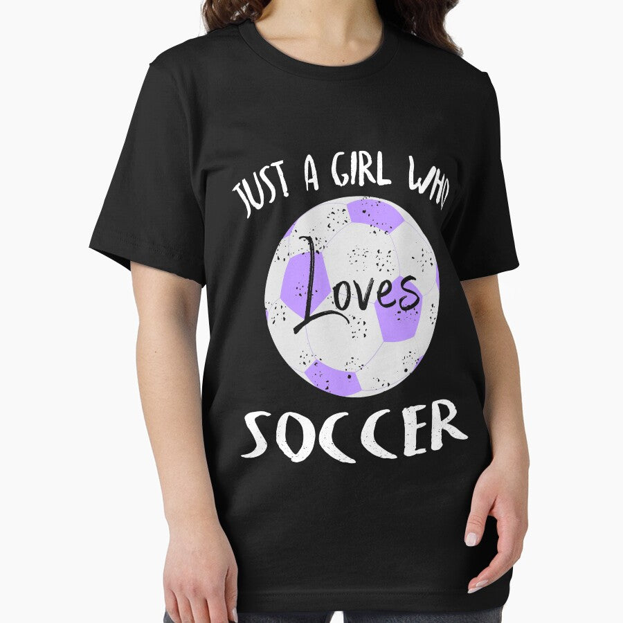 Cute Just A Girl Who Loves Soccer Player Gift Ideas by cartba
