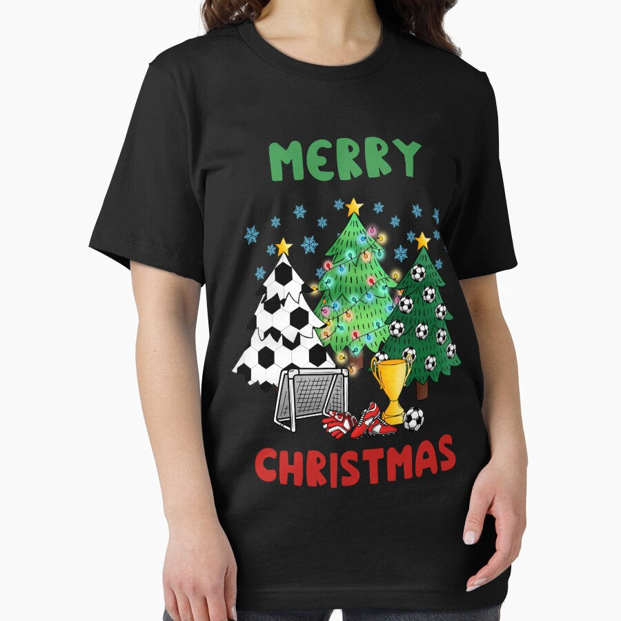 Merry Christmas - Soccer Ball Christimas Trees by Georgy09