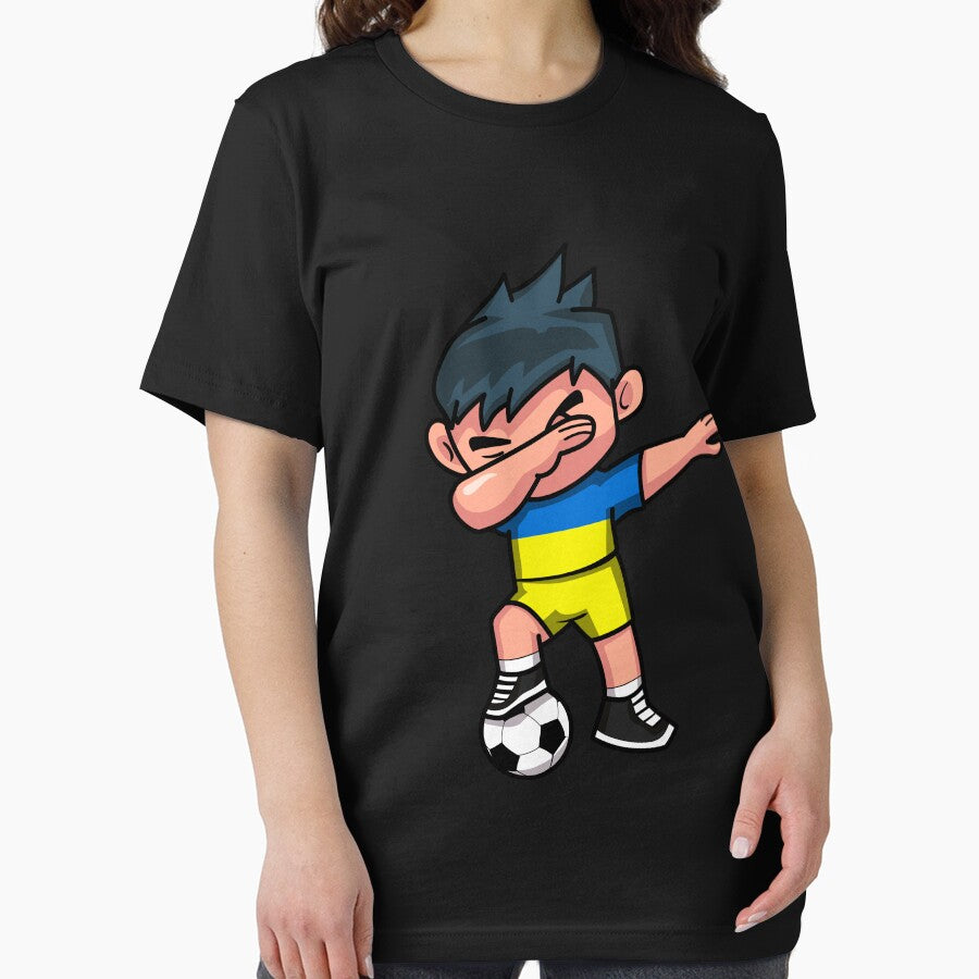 Soccer Boy Dabbing Ukraine by melsens