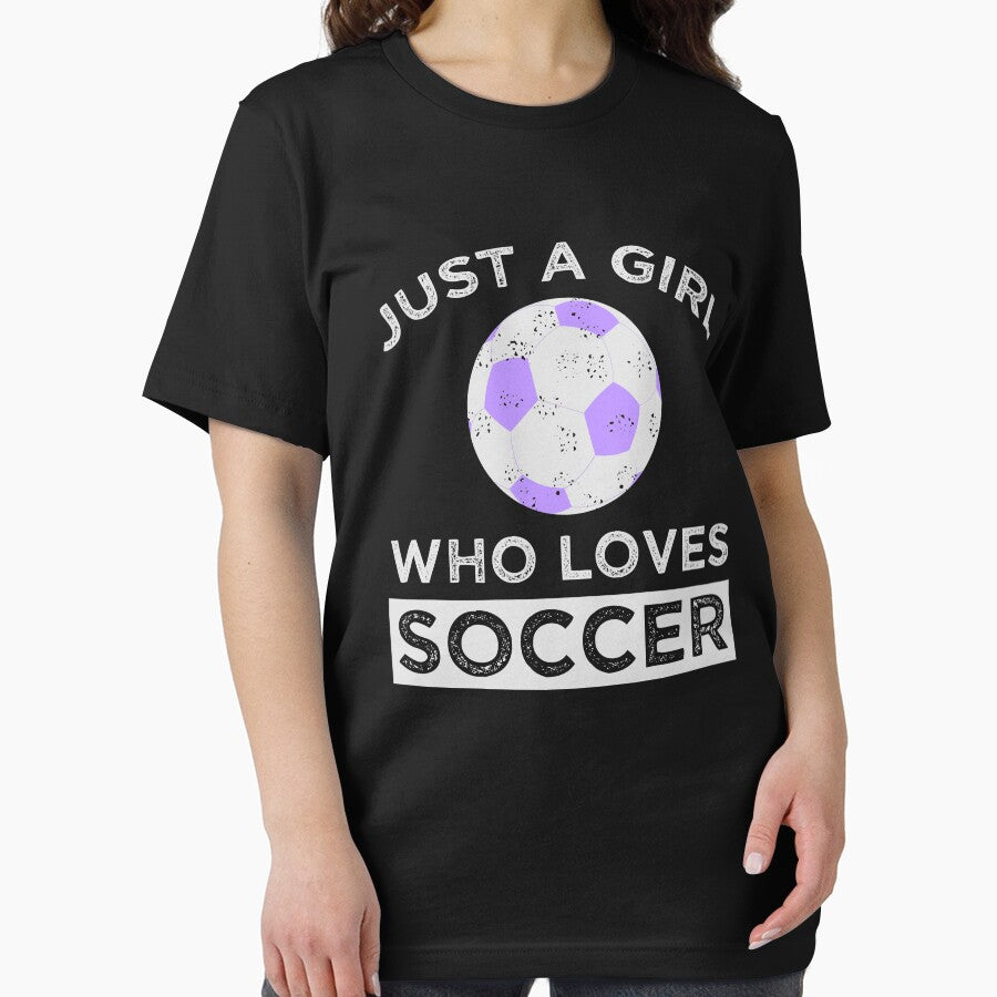 Just A Girl Who Loves Soccer - Cute Soccer Player Gifts by cartba