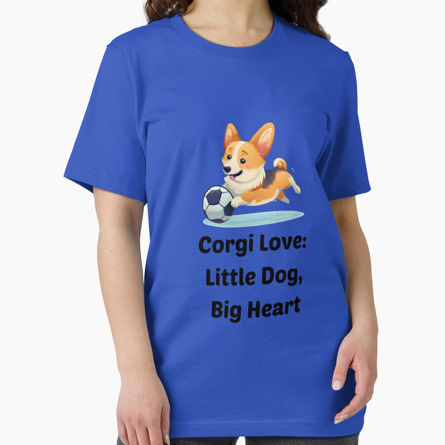 I Love Corgi Playing Soccer by DizzyShirts1