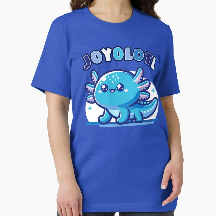 Cute Kawaii blue axolotl pun by ColorAlotl
