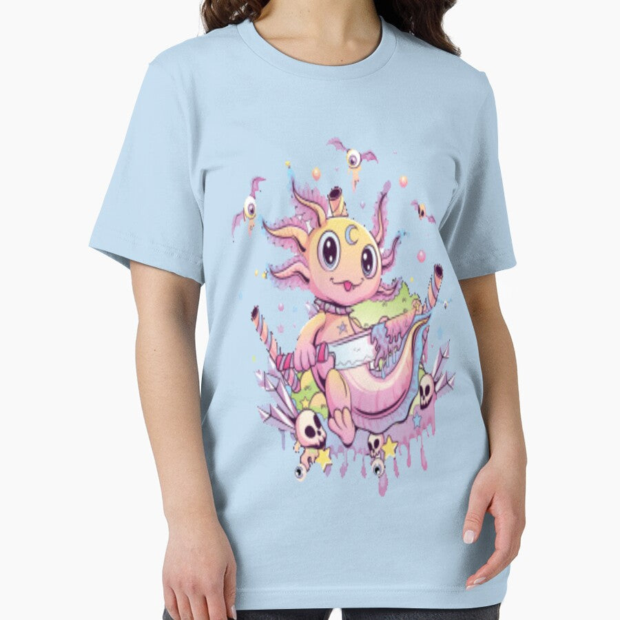 Pastel Goth Cute Creepy Axolotl by starshop ⭐⭐⭐⭐⭐