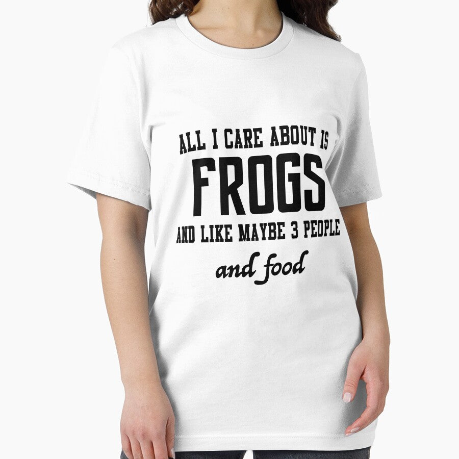 All I care about is Frogs and like maybe 3 people and food by loveislovestore