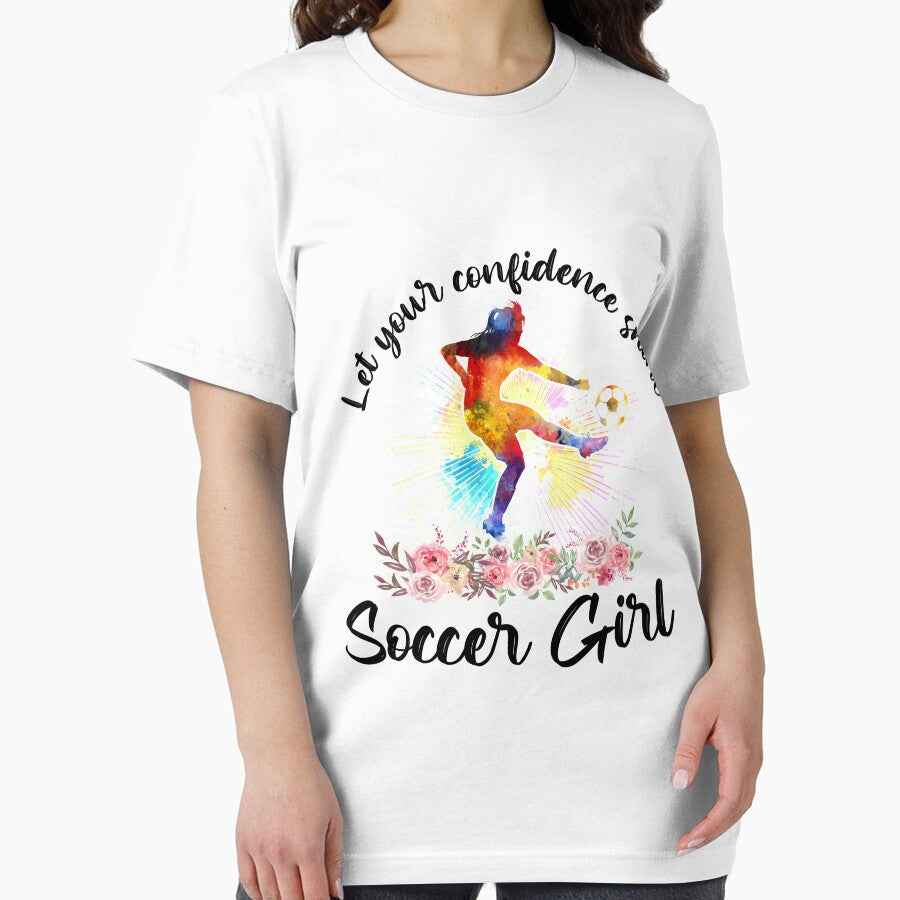 let your confidence shine Soccer girl by thanhmaidesign