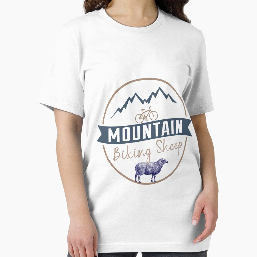 Mountain Biking Sheep Funny Design for Mountain Biking Lovers & Fans - Christmas gift Idea by WhiteTears
