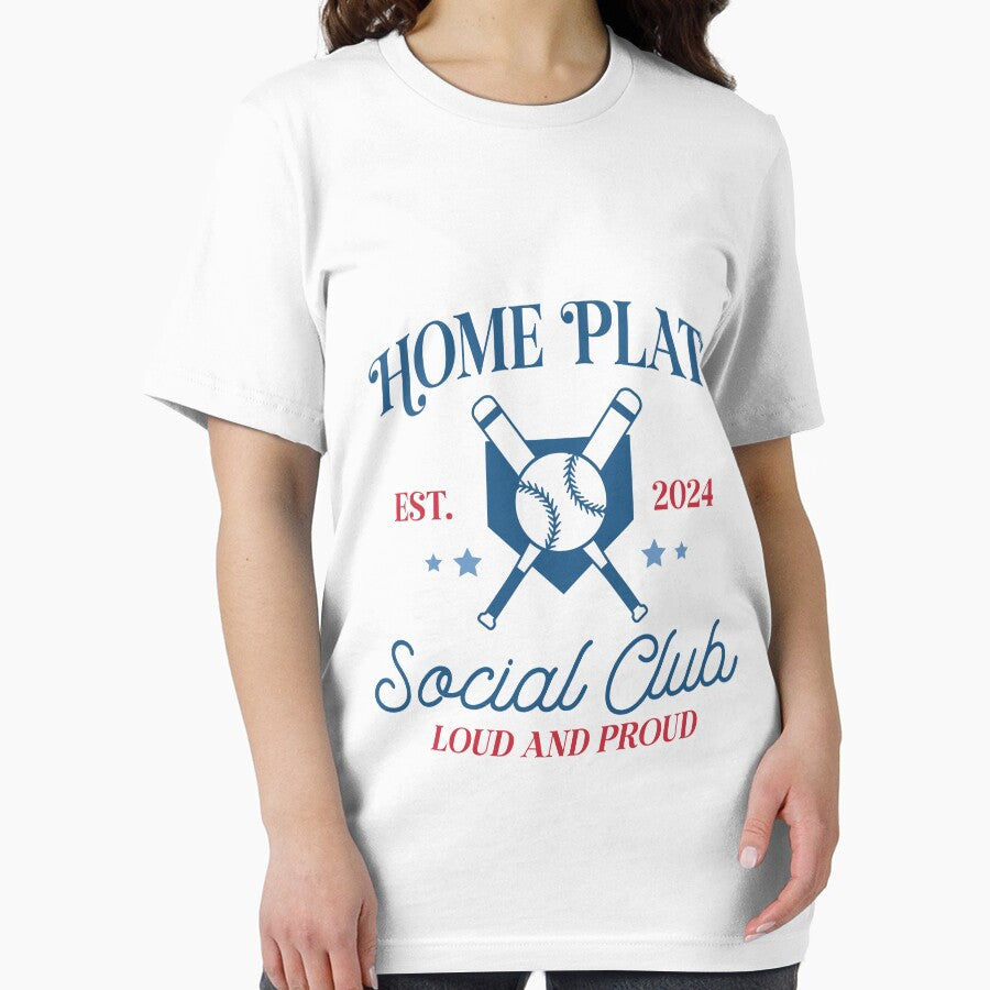 Home plate loud and proud Baseball Sideline Social Club, Baseball Graphic, Baseball Softball, by Yasserlaa